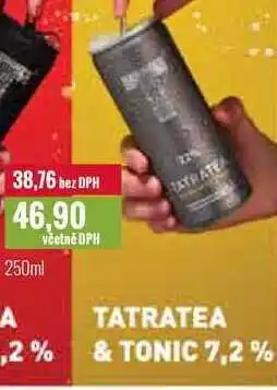Ratio TATRATEA & TONIC 7,2% 250ml nabídka