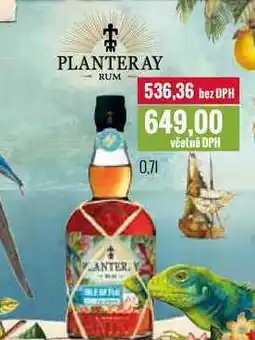 Ratio PLANTERAY RUM 0,7l nabídka