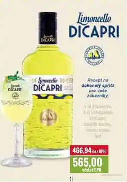 Ratio Limoncello DICAPRI 1l nabídka