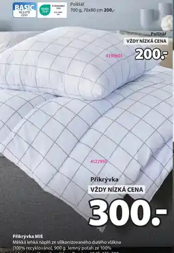 JYSK Přikrývka MIE nabídka