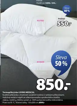 JYSK Termopřikrývka LIVING MEDICAL nabídka