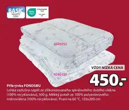 JYSK Přikrývka FONDSBU nabídka