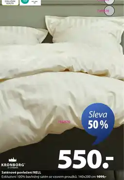 JYSK KRONBORG* Saténové povlečení NELL nabídka