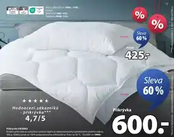 JYSK Přikrývka VIKANES nabídka