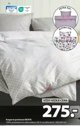 JYSK Krepové povlečení BEATE nabídka