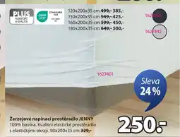 JYSK Žerzejové napínací prostěradlo jenny nabídka