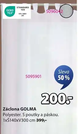 JYSK Záclona GOLMA nabídka