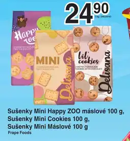 Coop hb Sušenky Mini Happy ZOO máslové nabídka