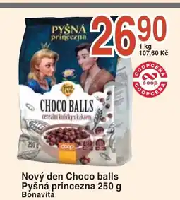 Coop hb Nový den Choco balls Pyšná princezna nabídka