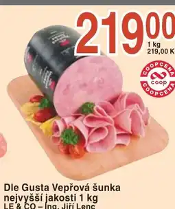 Coop hb Dle Gusta Vepřová šunka nejvyšší jakosti nabídka