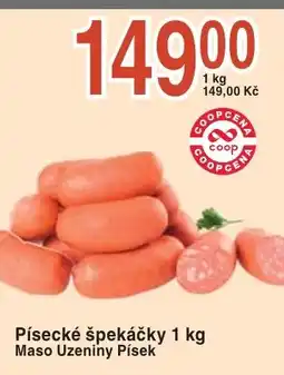 Coop hb Písecké špekáčky Maso Uzeniny Písek nabídka