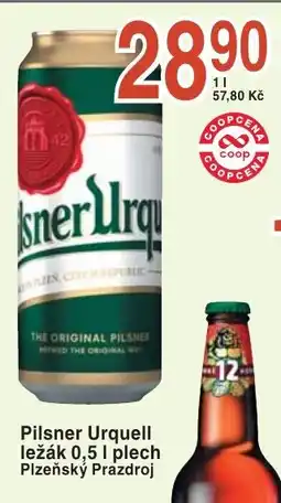 Coop hb Pilsner Urquell ležák plech Plzeňský Prazdroj nabídka