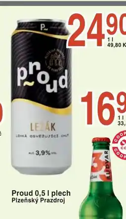 Coop hb Proud plech Plzeňský Prazdroj nabídka