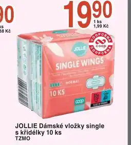 Coop hb JOLLIE Dámské vložky single s křidélky 10 ks nabídka