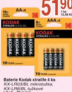 Coop hb Baterie Kodak xtralife 4 ks nabídka
