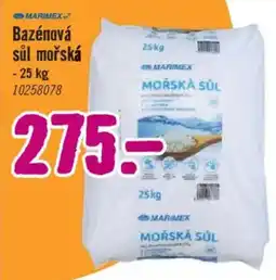 Hornbach Bazénová sůl mořská nabídka