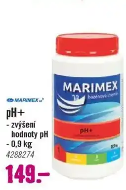 Hornbach MARIMEX pH+ - zvýšení hodnoty pH nabídka