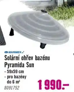 Hornbach MARIMEX Solární ohřev bazénu Pyramida Sun nabídka
