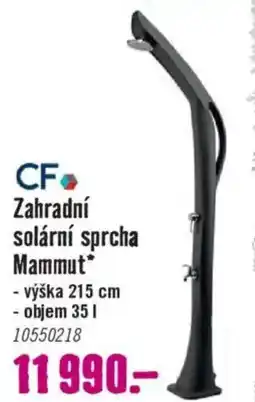 Hornbach CF Zahradní solární sprcha Mammut* nabídka