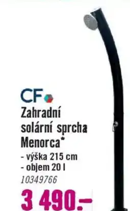 Hornbach CF⭑> Zahradní solární sprcha Menorca nabídka