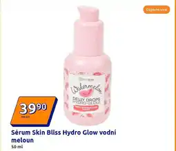 Action Sérum Skin Bliss Hydro Glow vodní nabídka