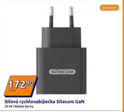 Action Síťová rychlonabíjíečka Sitecom GaN nabídka