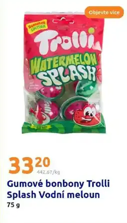 Action Gumové bonbony Trolli Splash Vodní meloun nabídka