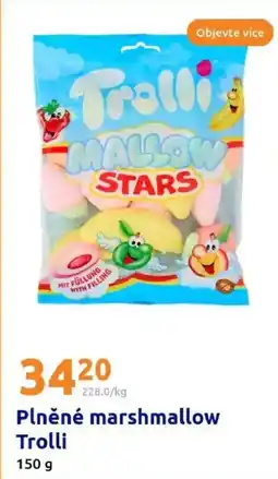 Action Plněné marshmallow Trolli nabídka