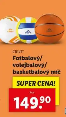 Lidl CRIVIT Fotbalový/volejbalový/basketbalový míč nabídka