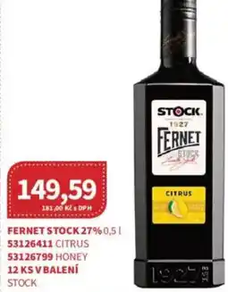 Kubík potraviny Fernet stock 27% nabídka