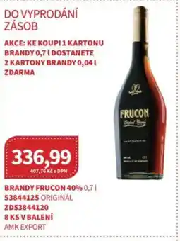 Kubík potraviny Brandy frucon 40% nabídka