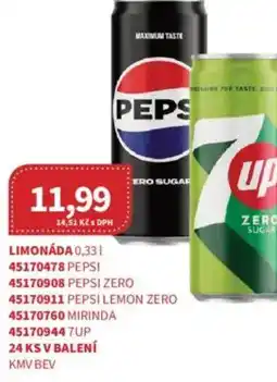 Kubík potraviny Limonáda nabídka