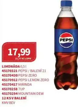 Kubík potraviny Limonáda nabídka