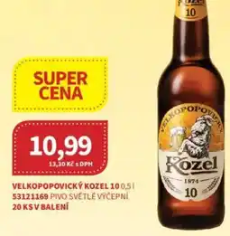 Kubík potraviny Velkopopovický kozel 10 nabídka