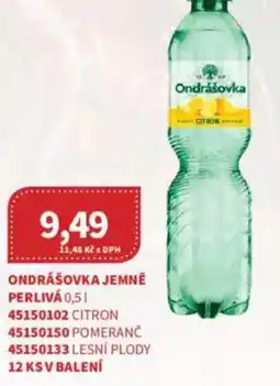 Kubík potraviny Ondrášovka jemně perlivá nabídka