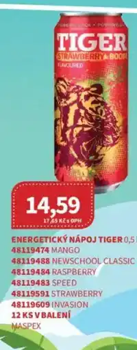 Kubík potraviny Energetický nápoj tiger nabídka
