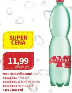 Kubík potraviny Mattoni přírodní nabídka