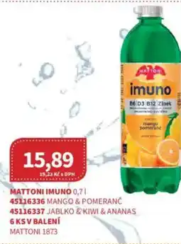 Kubík potraviny Mattoni imuno nabídka
