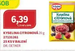 Kubík potraviny Dr.Oetkar Kyselina citronová nabídka