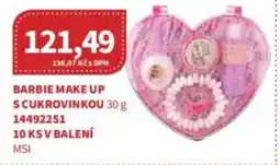 Kubík potraviny Barbie make up scukrovinkou nabídka