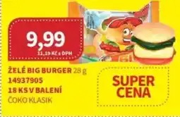 Kubík potraviny Žele big burger nabídka
