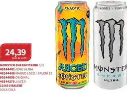 Kubík potraviny Monster energy drink nabídka