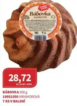 Kubík potraviny Bábovka nabídka