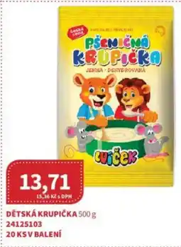 Kubík potraviny Dětská krupička nabídka