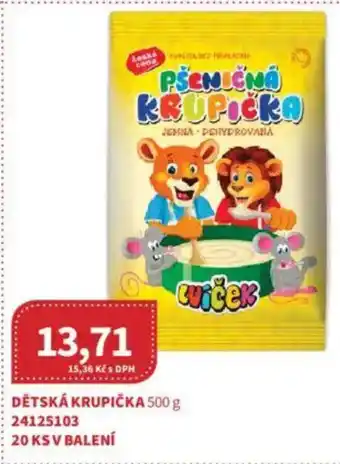 Kubík potraviny Dětská krupička nabídka