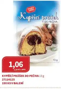 Kubík potraviny Kypřící prášek do pečiva nabídka