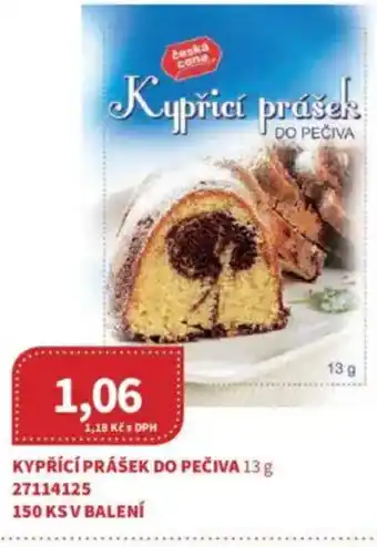 Kubík potraviny Kypřící prášek do pečiva nabídka