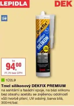 DEK Tmel silikonový DEKFIX Premium nabídka