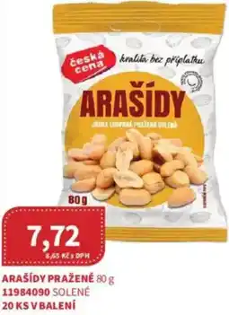 Kubík potraviny Arašídy pražené nabídka