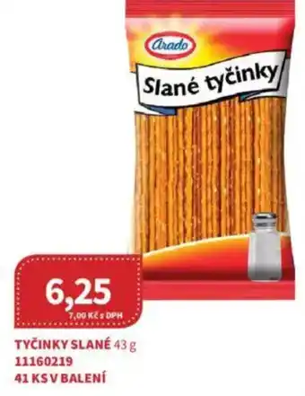 Kubík potraviny Tyčinky slané nabídka